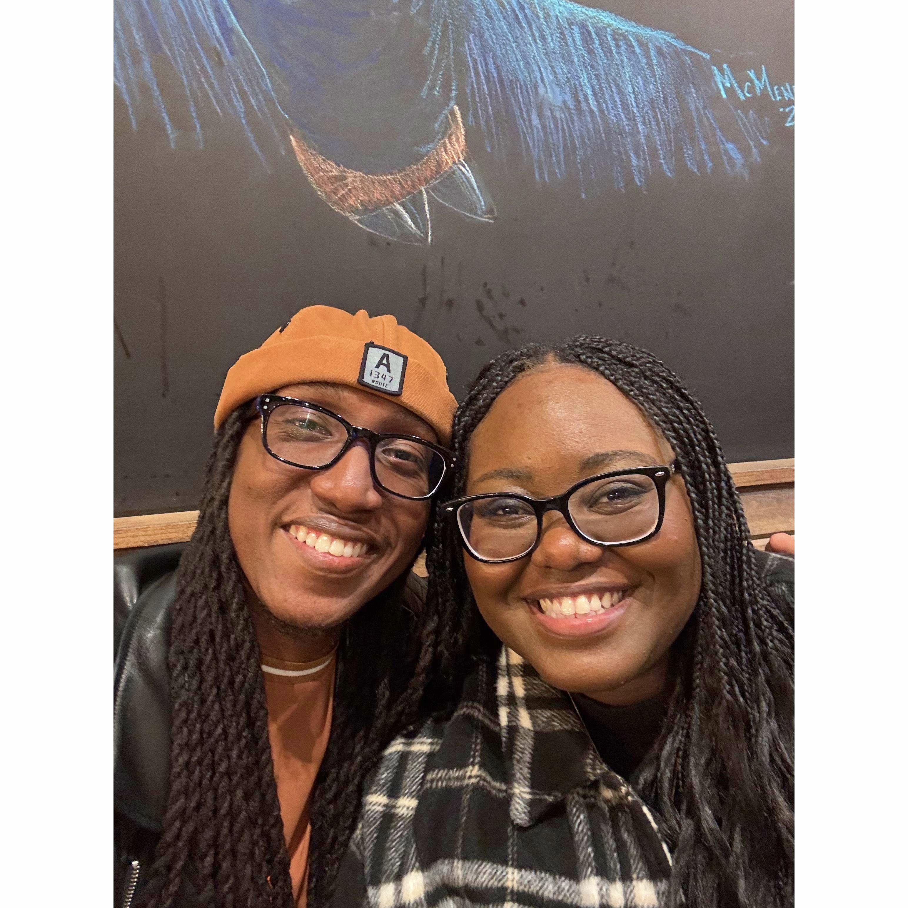 First date! Immediately smitten!