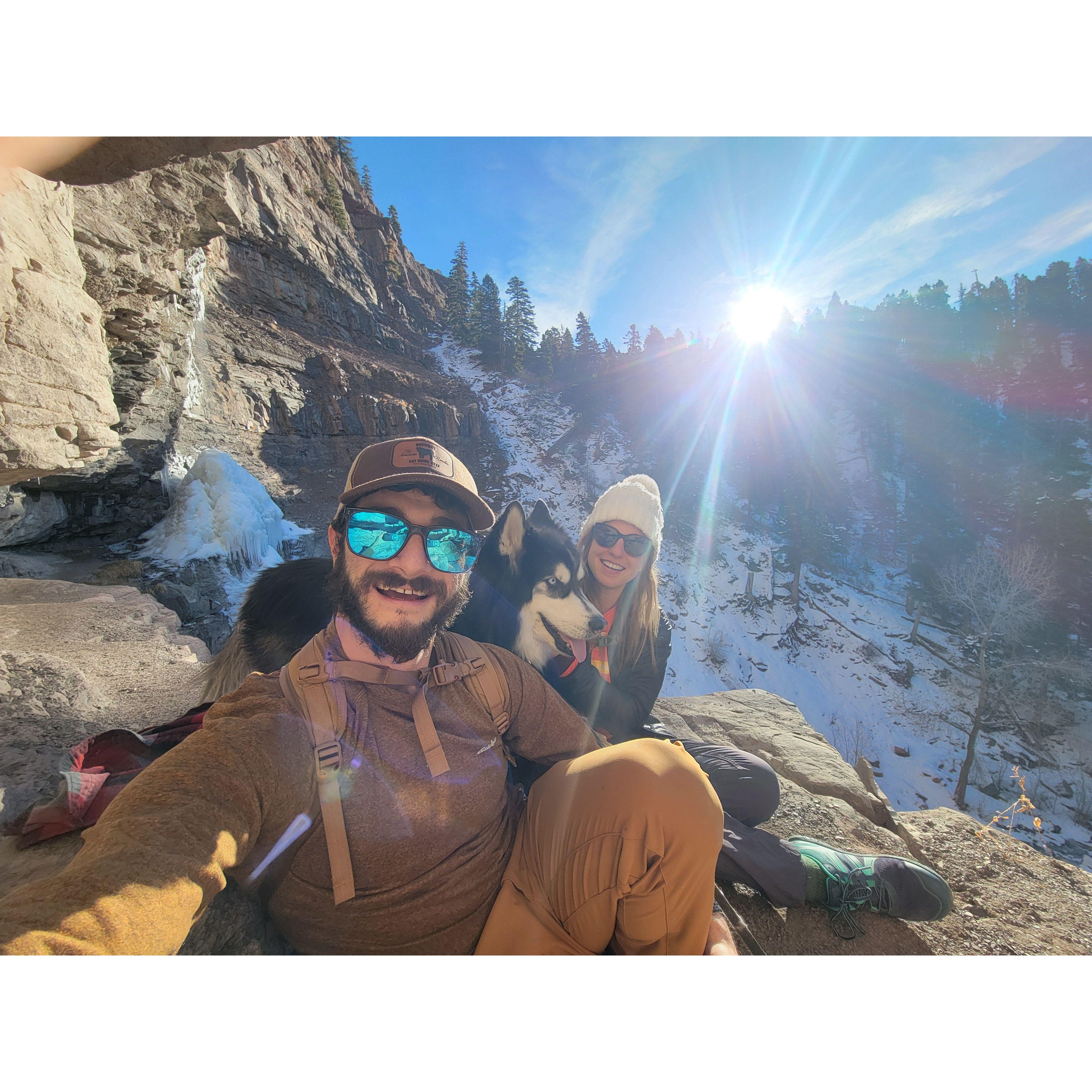 Hiking in Ouray, CO