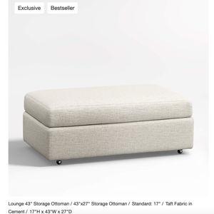 Ottoman for our new sofa