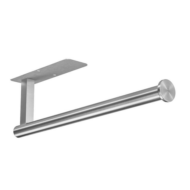 ASTOFLI Wall Mount Paper Towel Holder, Sturdy Under Cabinet Paper Towel Holder Wall Mount, Stainless Steel Hanging Paper Towel Holder, Strong Self Adhesive Wall Paper Towel Holder