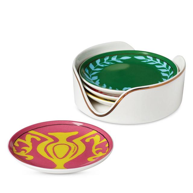 Lenox LX Remix 5 Piece Coaster & Caddy Set