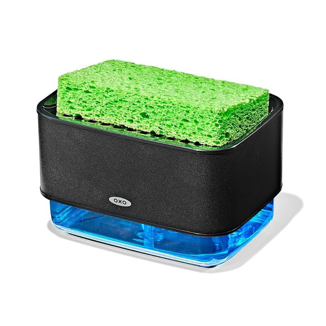 OXO Good Grips Soap Dispensing Sponge Holder - Black