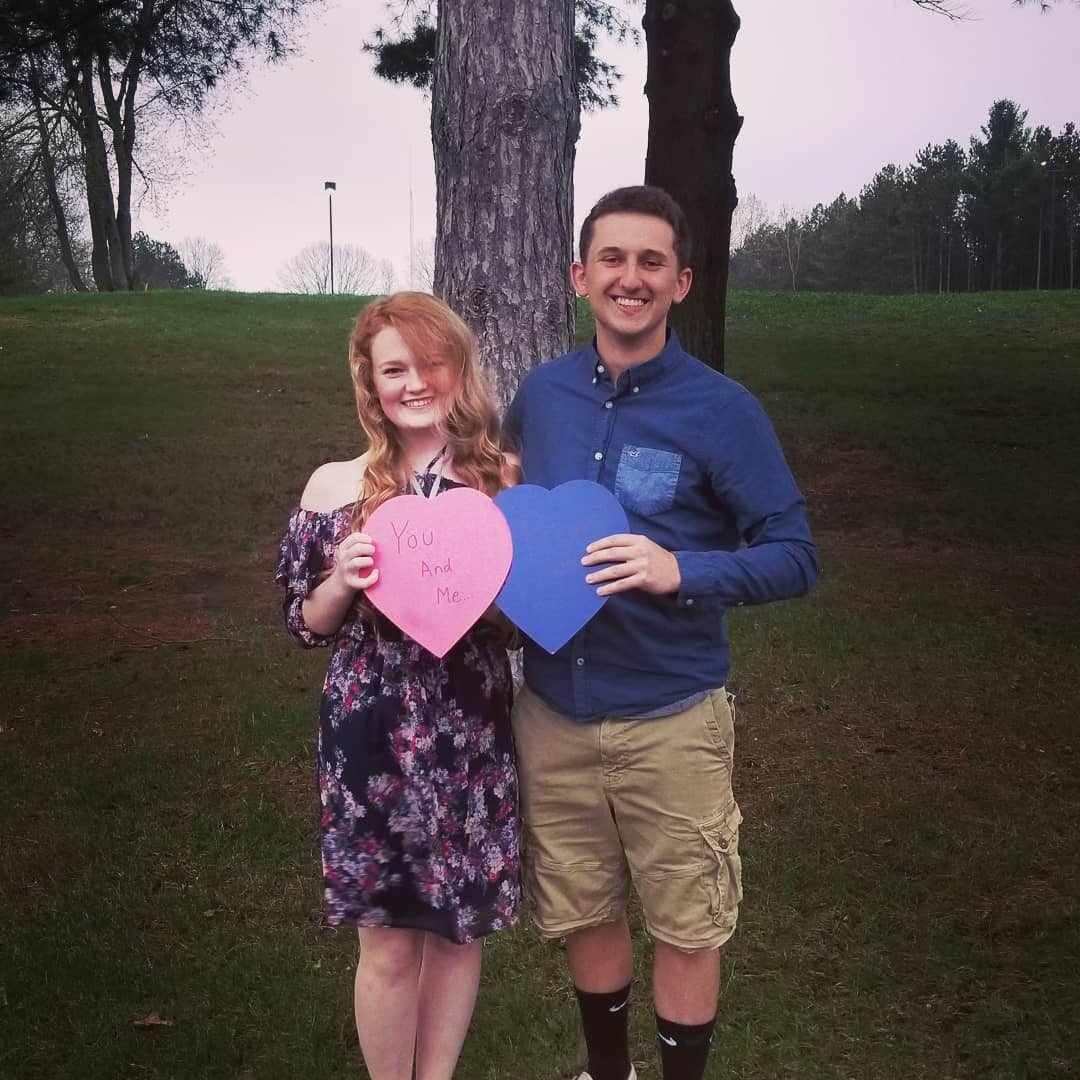 Keelan asking Makayla to our Senior Prom