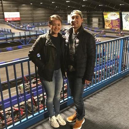 Go kart racing in Connecticut.