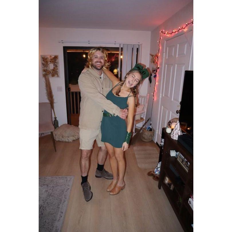 Steve Irwin and Crocodile for Halloween