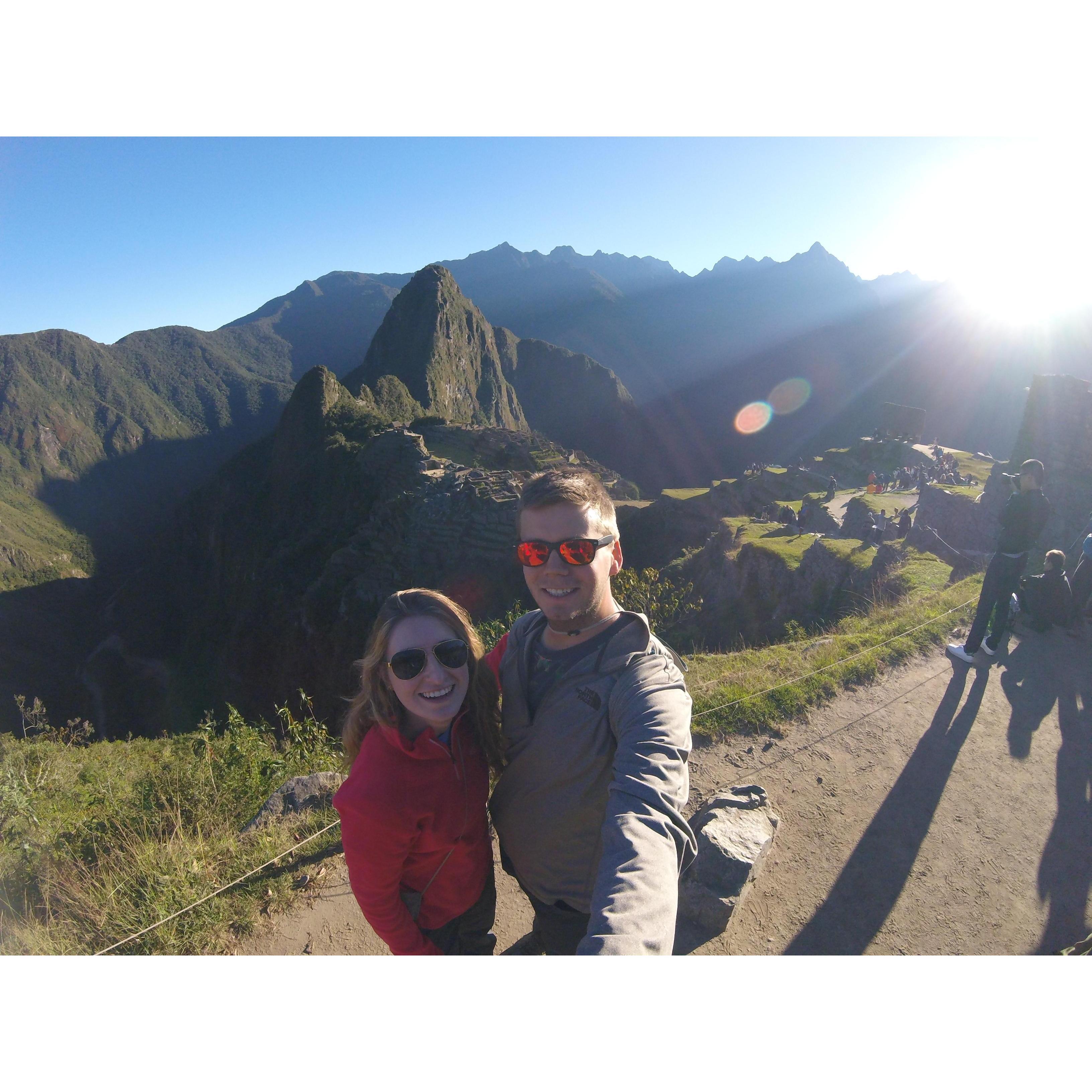 July 2017 - Sunrise over Machu Picchu!