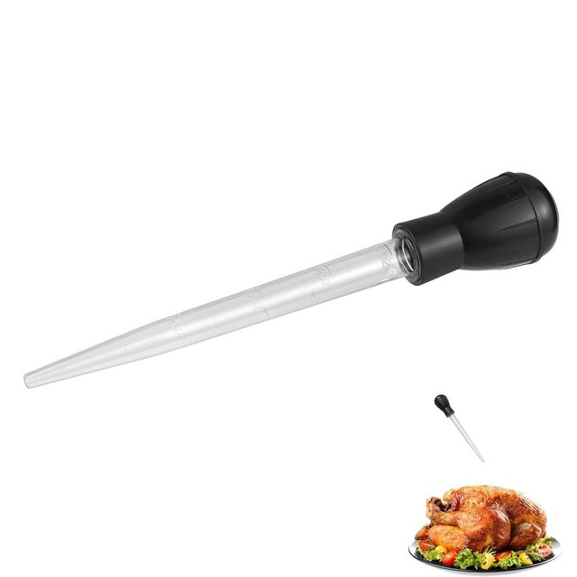 Premium Turkey Basters for Cooking – Baster Syringe for Hot Liquids – Meat and Food Injector – Essential Thanksgiving Cooking Tool – Turkey Baster Large with Easy-to-Read Measurements