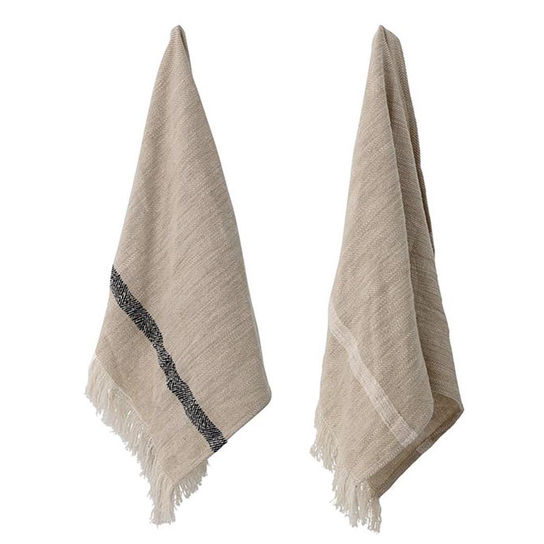 Cayla Cotton Striped Tea Towel