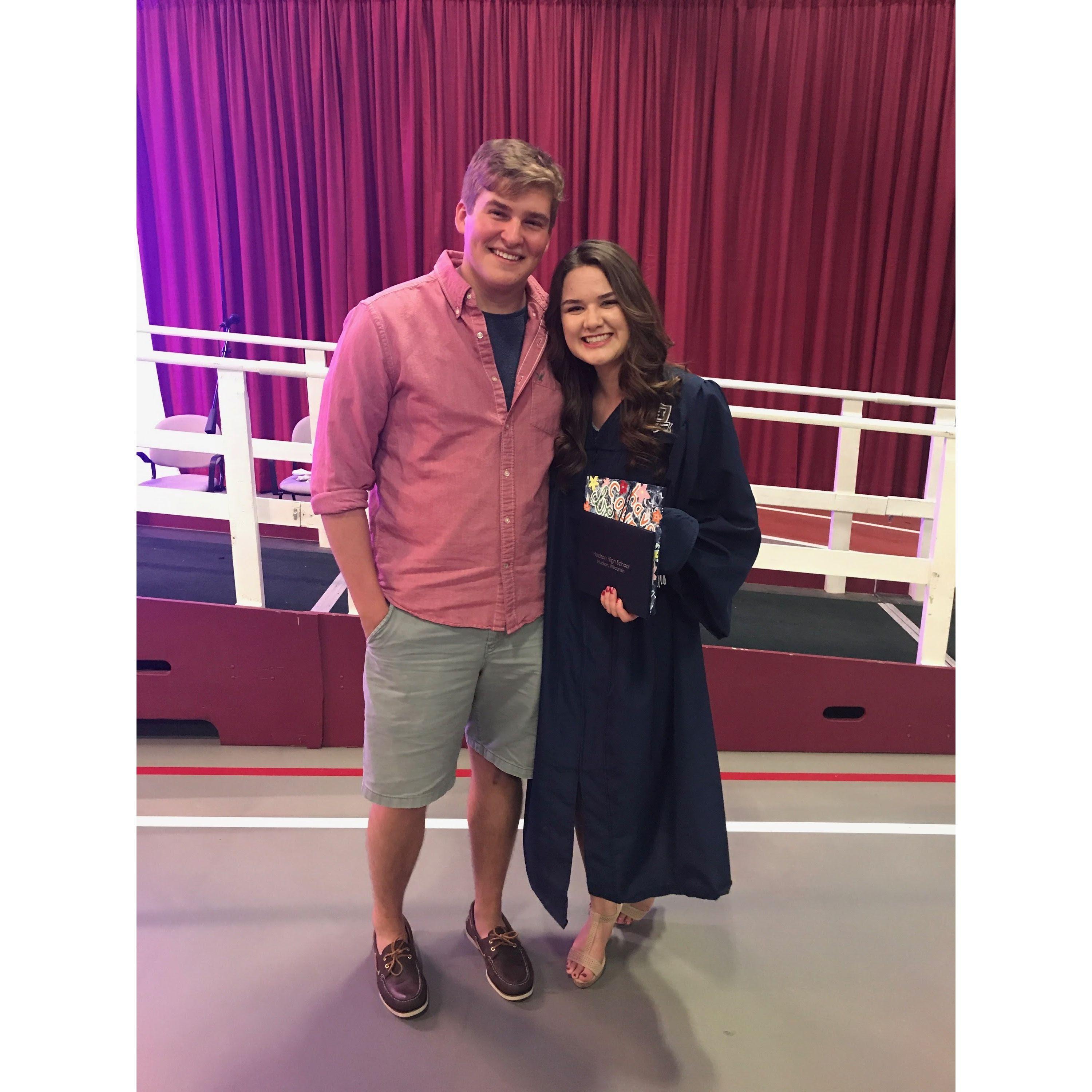 Hannah's high school graduation