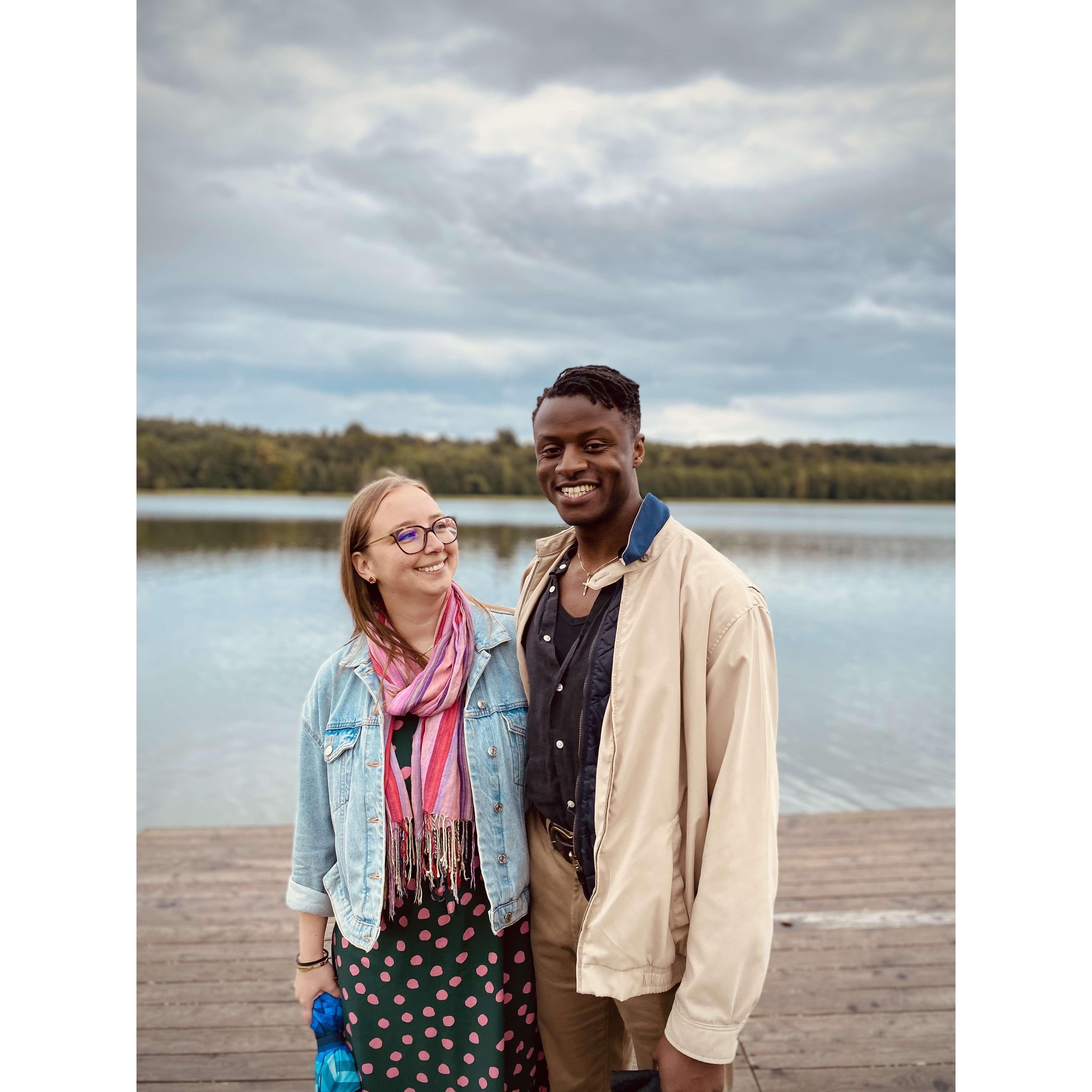 Visiting the Wedding Venue together <3