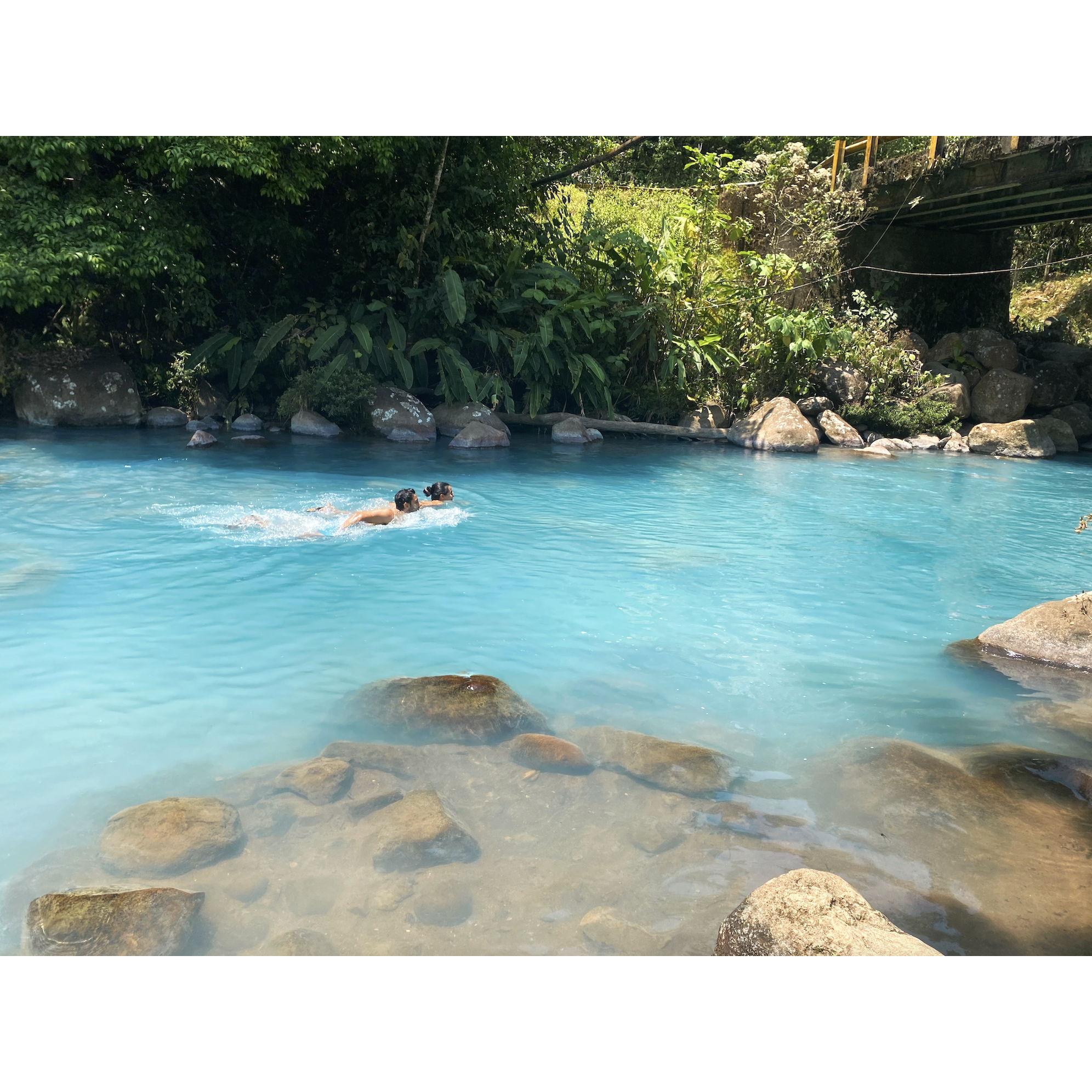 Swimming throughout Costa Rica