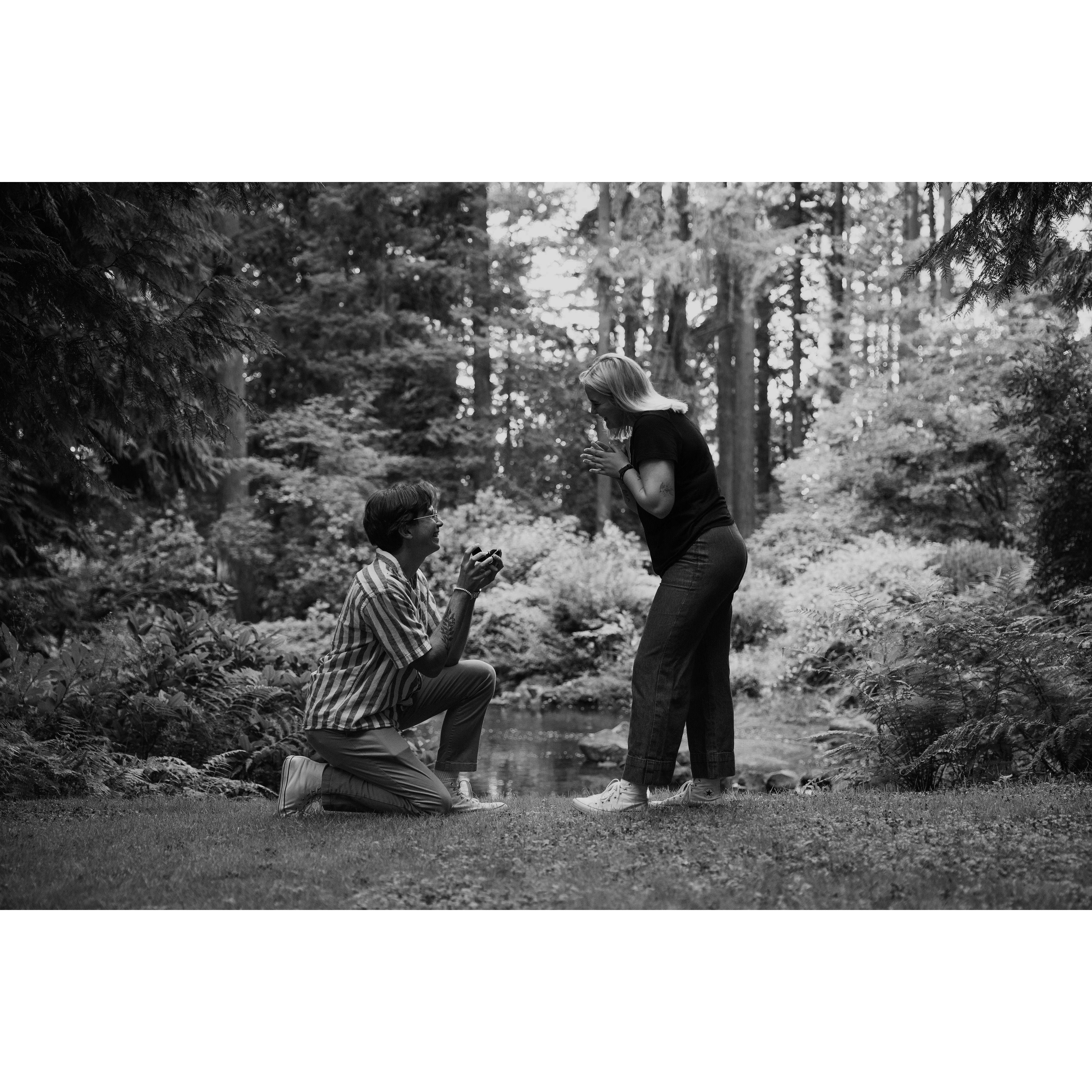 We're engaged!