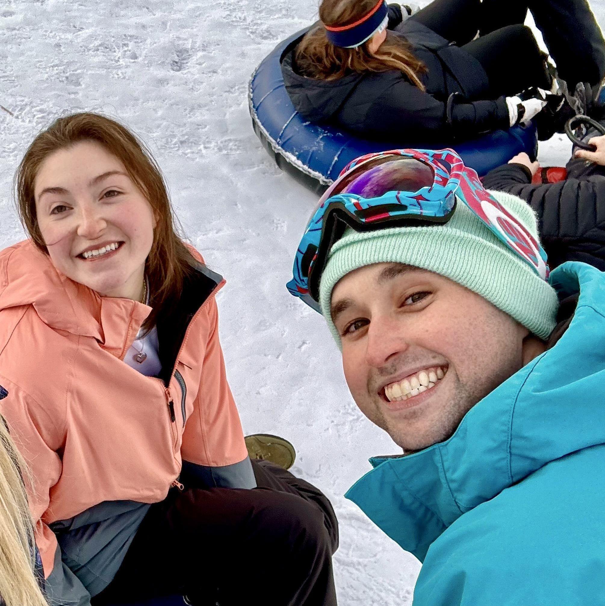 Tubing in Jackson Hole, WY - Dec. 2023