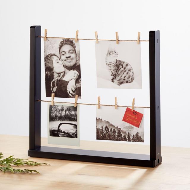 Hangit Black Clip Photo Display Frame
