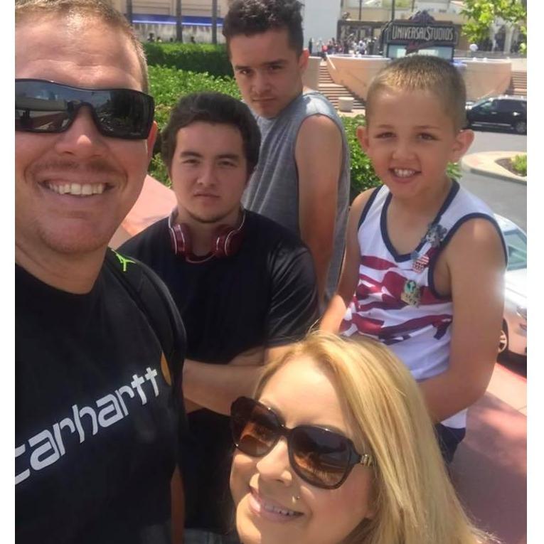 Our very 1st universal Trip... Our Family <3 and my heart... XO