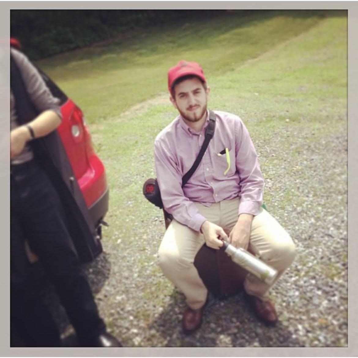 Sara took this random picture of Aaron in June 2013.
