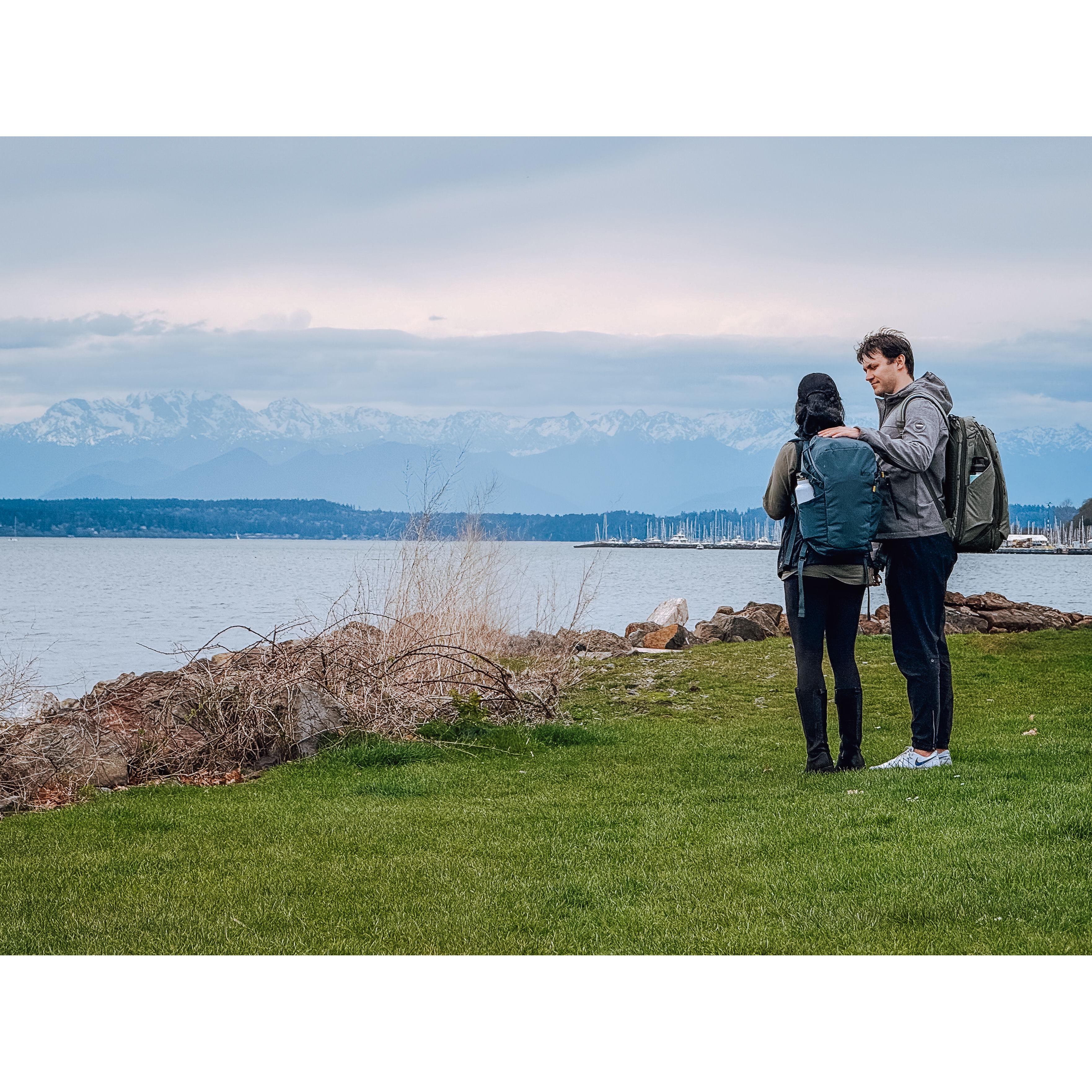 At the Myrtle Edward Park in Seattle. (photo credit: Dasha)