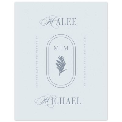 Multi-Colored Wedding Digital Save the Date - St Lucia Portrait