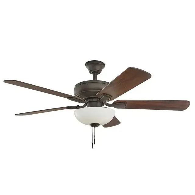 Rothley II 52 in. Bronze LED Ceiling Fan with Light Kit- Bronze