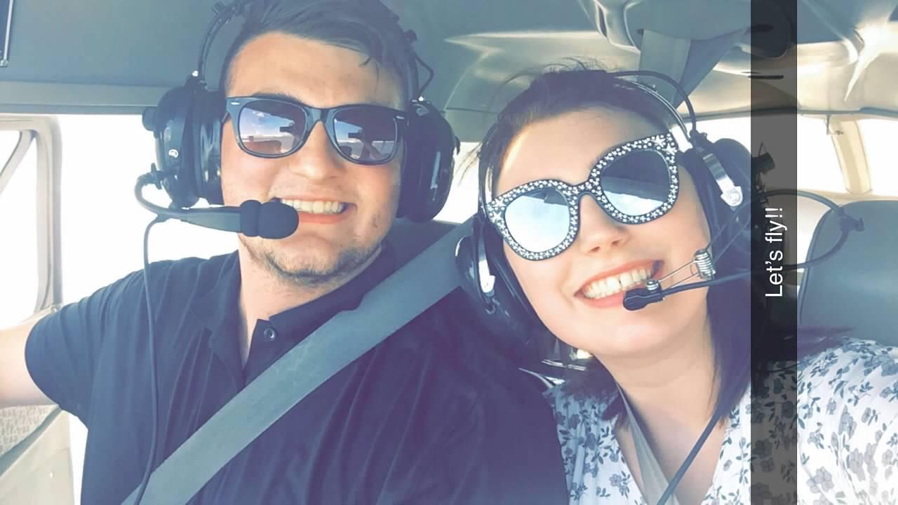 Our first flight together in 2019