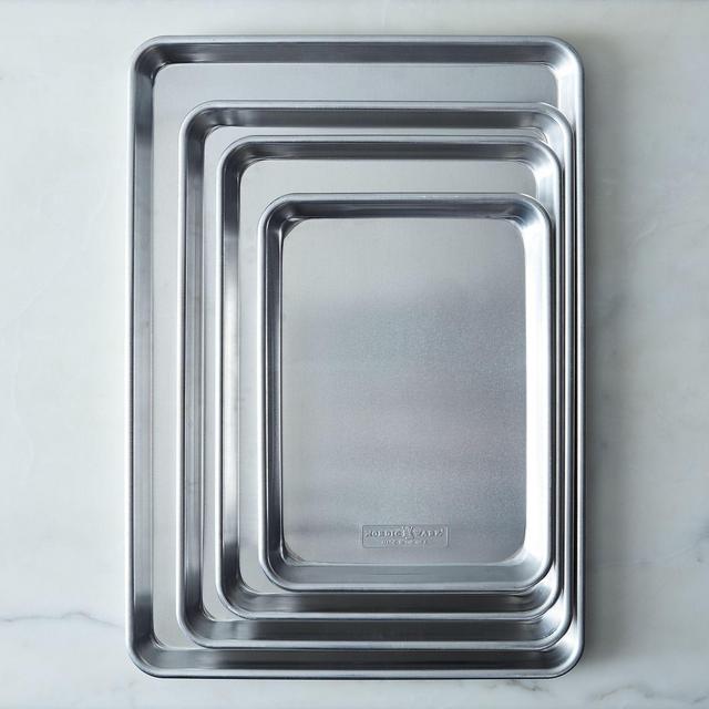 Nordic Ware Natural Aluminum Baking Sheets - Half Sheets set of 2