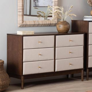 Nikolai Mid-Century 6-Drawer Dresser