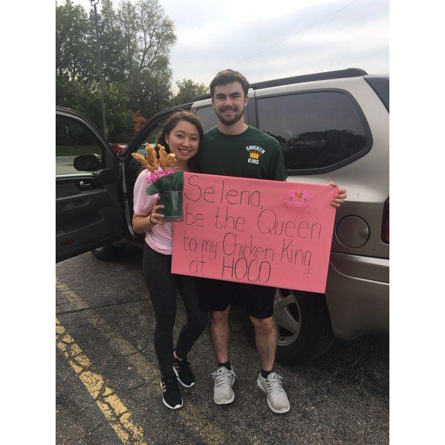 When Bob asked Selena to be his Chicken Queen (aka Homecoming)