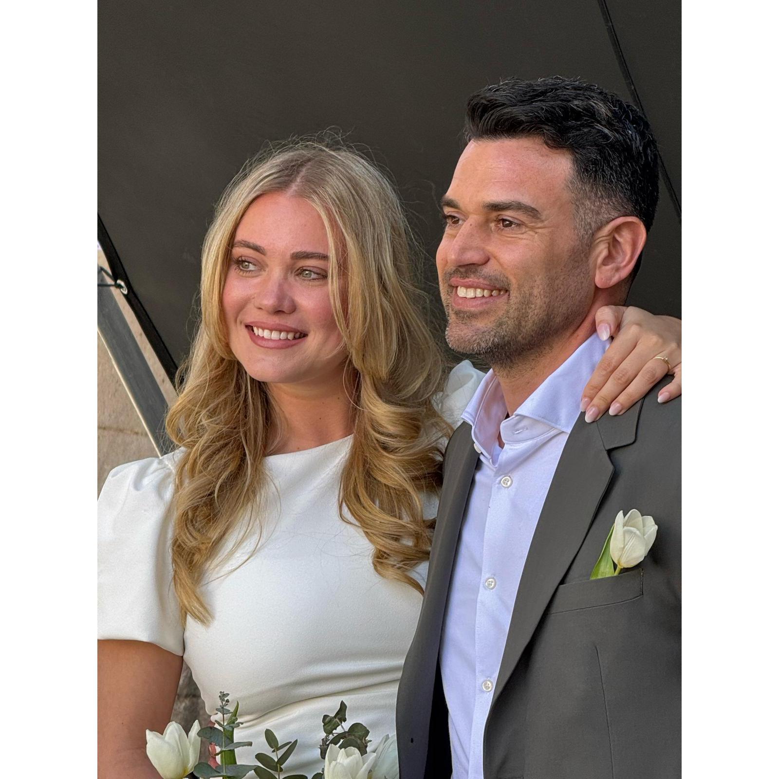 Just a sneak peak of our civil wedding