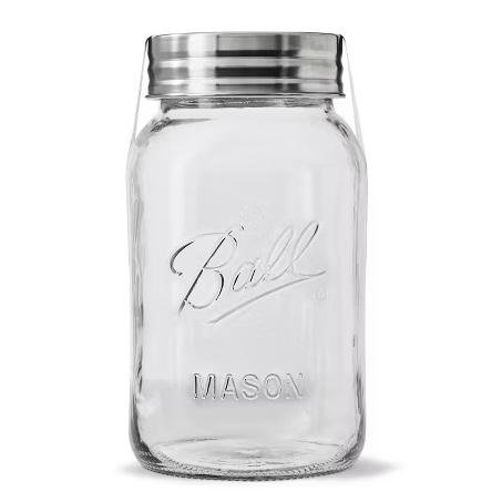 Ball 32oz 12pk Glass Regular Mouth Mason Jar with Lid and Band