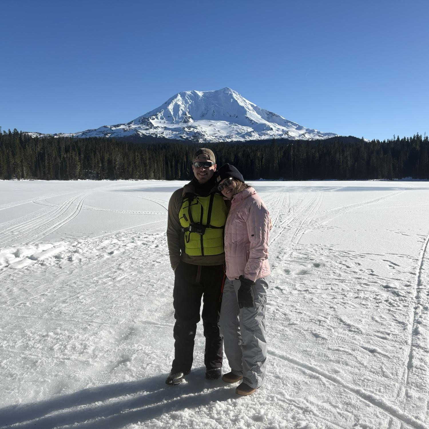 1st time snowmobiling together
