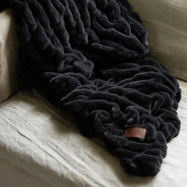 Black Comfrt Blanket Large