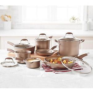 Anolon® Advanced Umber 12-Piece Hard Anodized Nonstick Cookware Set