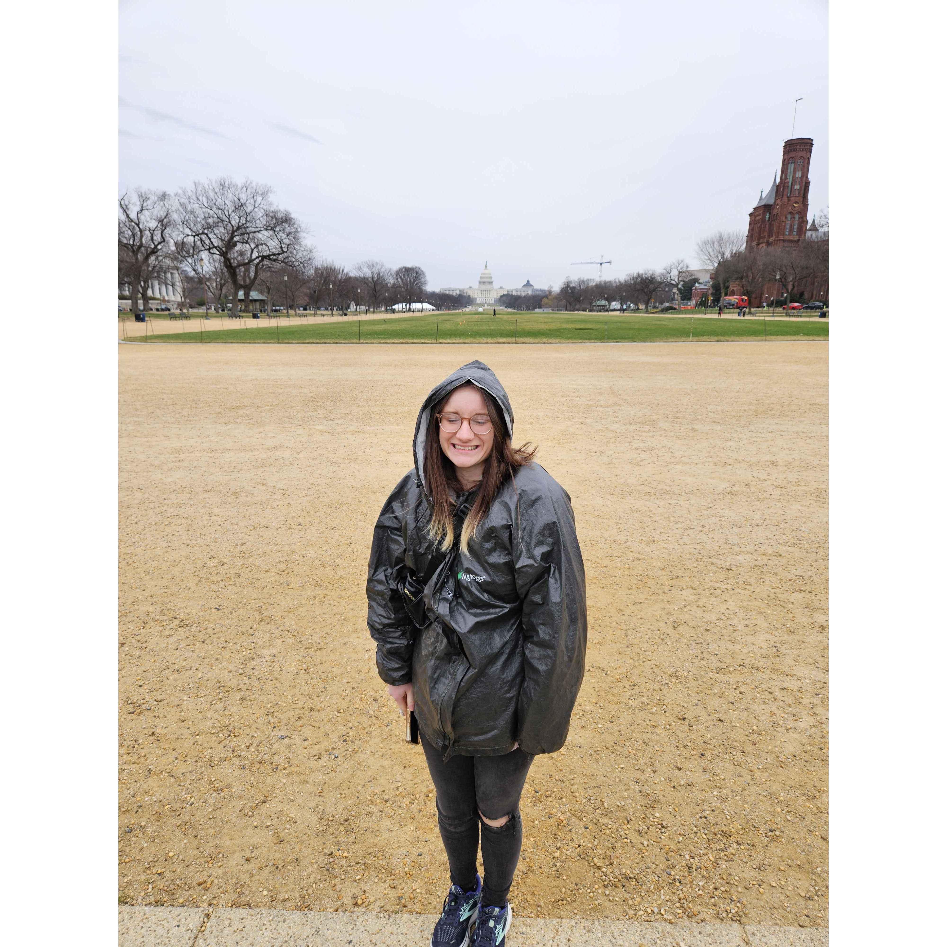 A beautiful day with an even more beautiful-er girl on the National Mall.