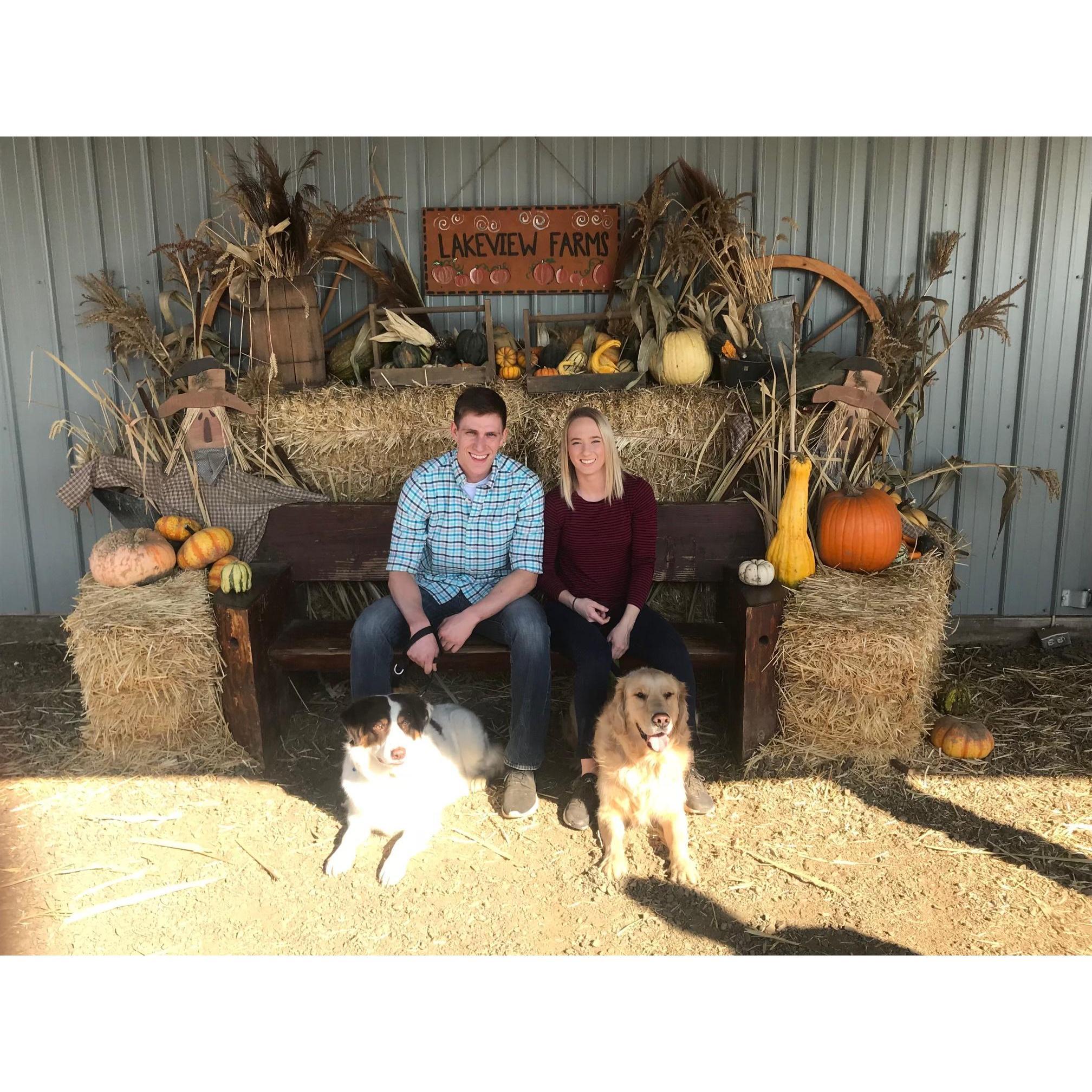 Our first trip to pumpkin patch!