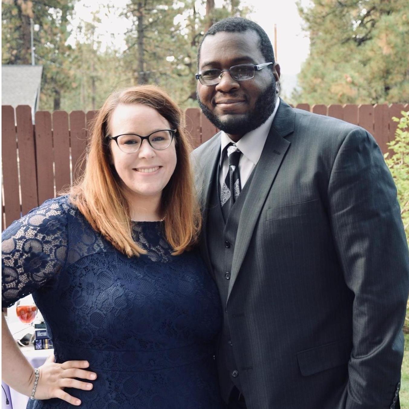 Sep. 2020 - First time in public in months! Our friends Kim & Shawn's wedding