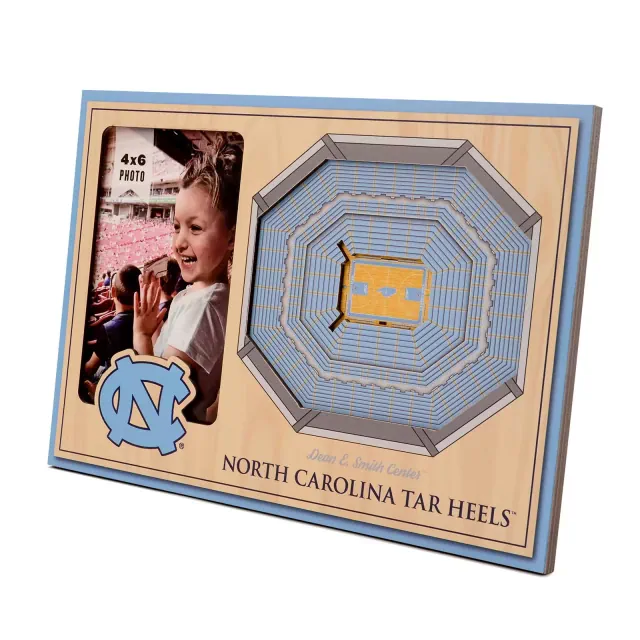 4" x 6" NCAA North Carolina Tar Heels 3D StadiumViews Picture Frame
