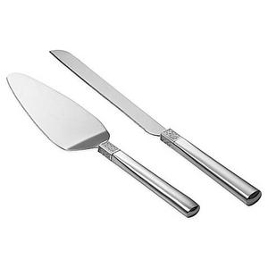 Waterford® Lismore Diamond 2-Piece Cake Knife and Server Set in Silver