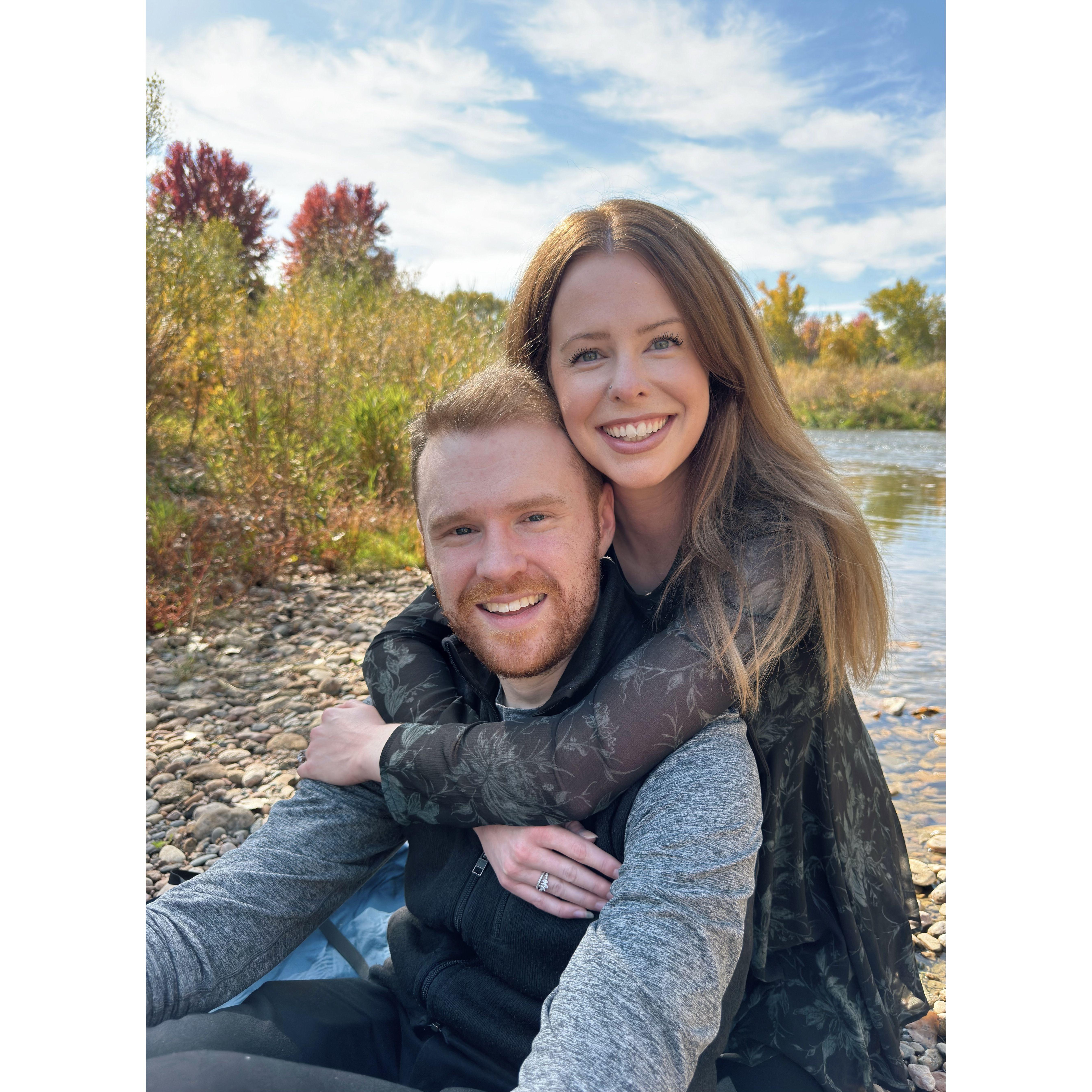 Our engagement photos, taken by our amazing friends!