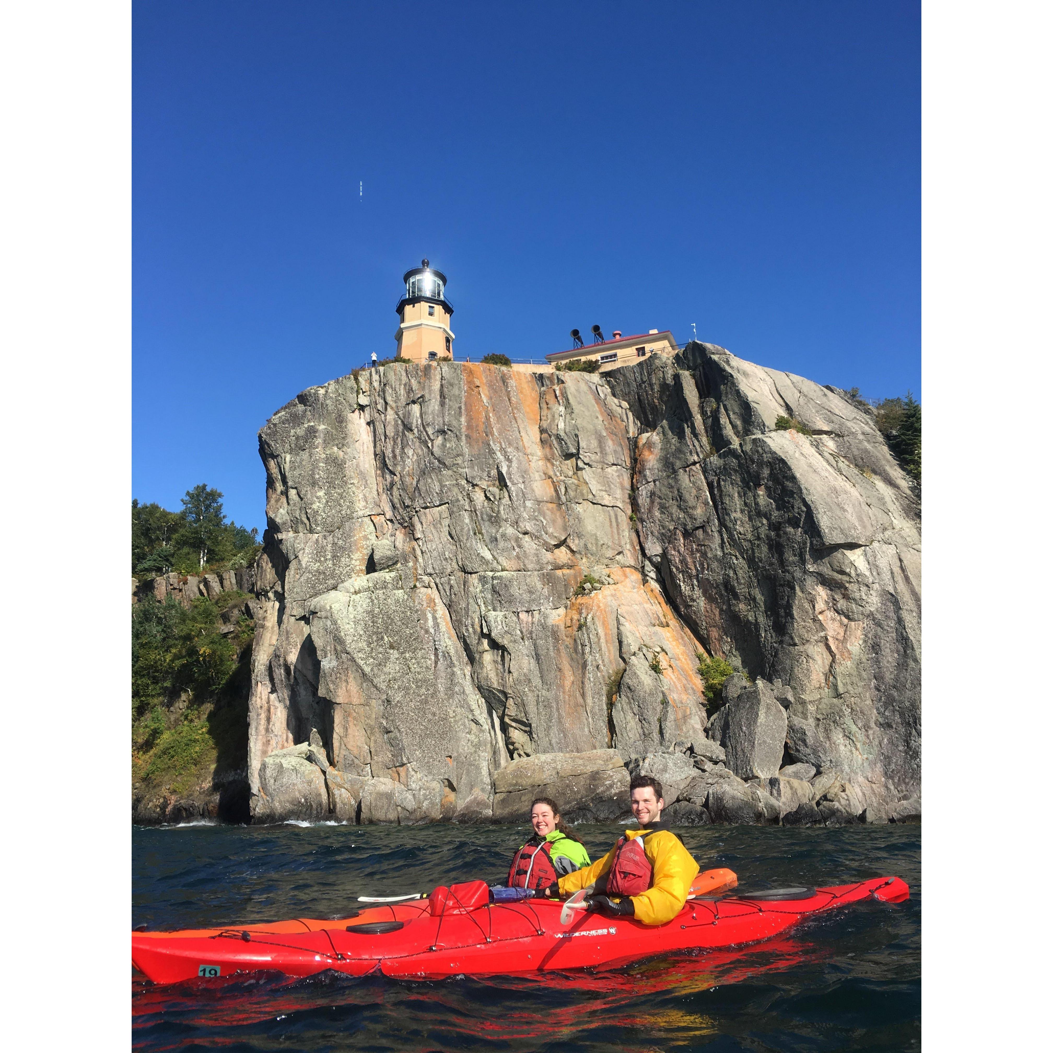 The kayak tour that was a proposal plan the entire time.