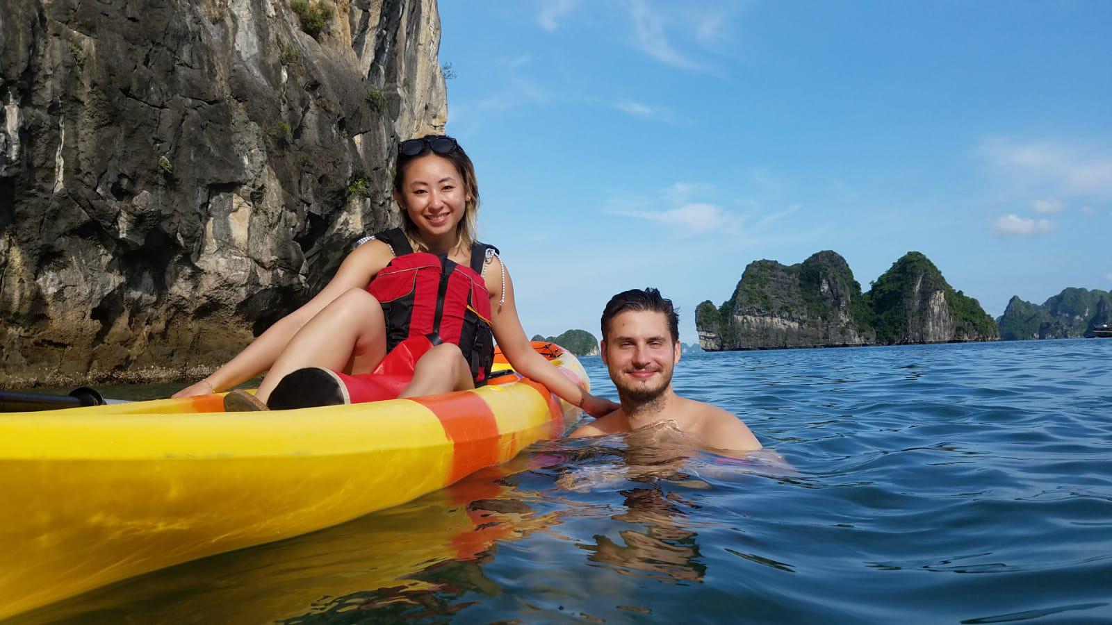 Kayaking through Hạ Long Bay, Vietnam | June 2018