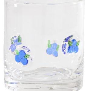 Charm Inlay Double Old Fashioned Glass - World Market (Blueberry)