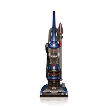 Hoover WindTunnel 2 Whole House Rewind Corded Bagless Upright Vacuum Cleaner with HEPA Media Filtration, UH71250, Blue