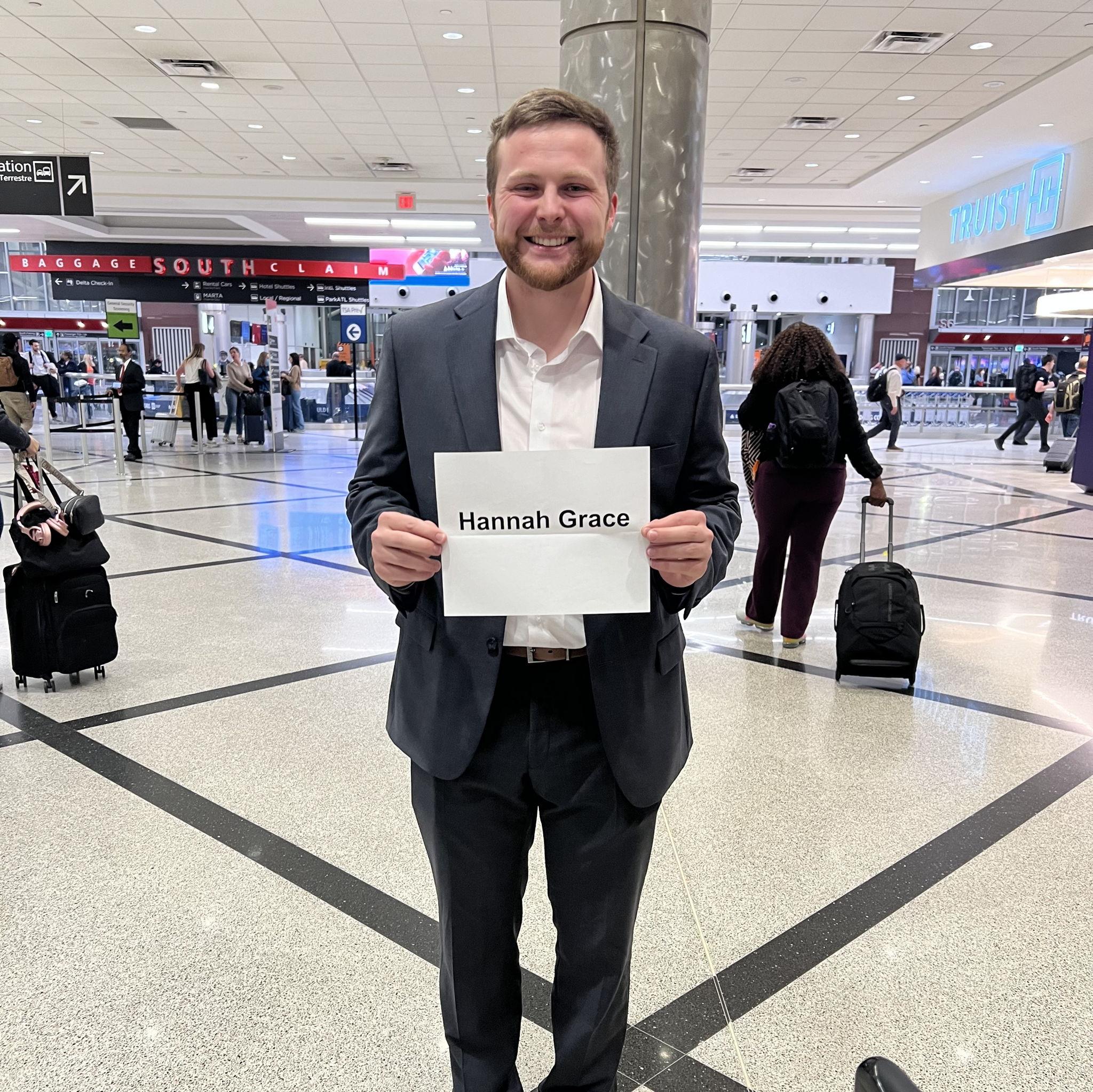 How Jackson picked me up in the airport for my first time visiting him in Atlanta