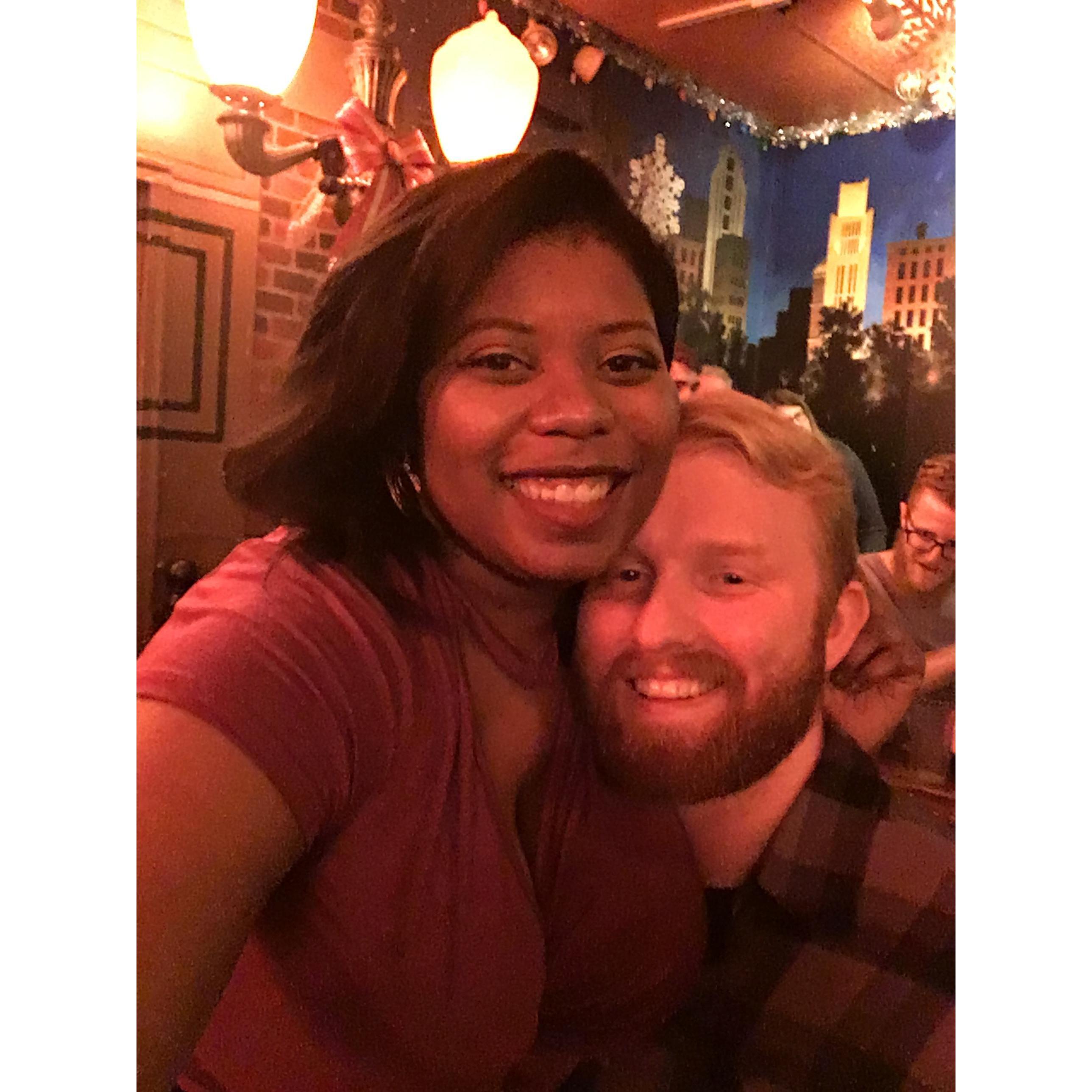 Celebrating Felicia's Mom's birthday at Kingston Mines