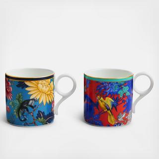Wonderlust Large Mug, Set of 2