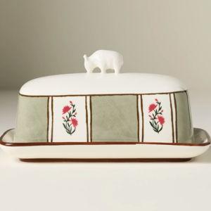 Millie Stoneware Cow Butter Dish