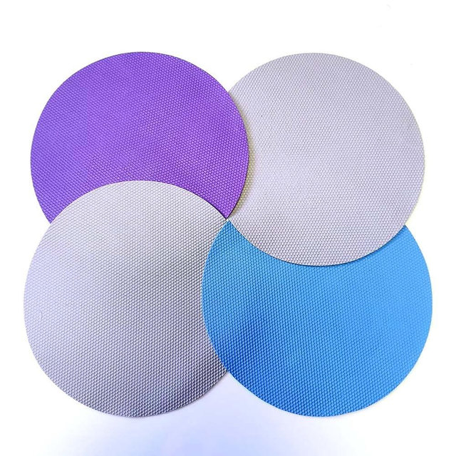 Deofun 4pcs Rubber Jar Opener Bottle Gripper Non Slip Pad Multi-function Can Opener for Seniors with Arthritis Weak Hands (Circle Three)