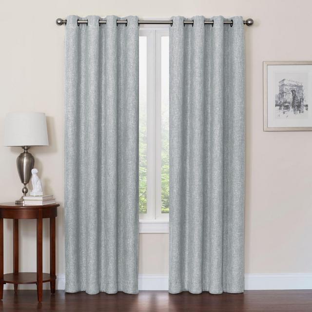 Quinn 95-Inch Grommet Top 100% Blackout Window Curtain Panel in Spa
