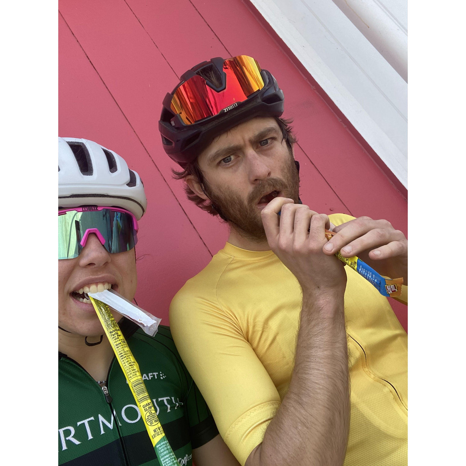Treating our bodies like temples on a bike ride.
