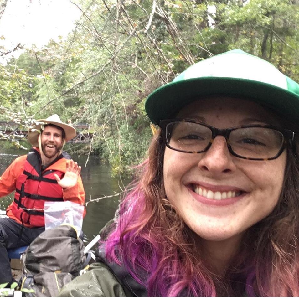 Our first camping trip, Mullica River, NJ.